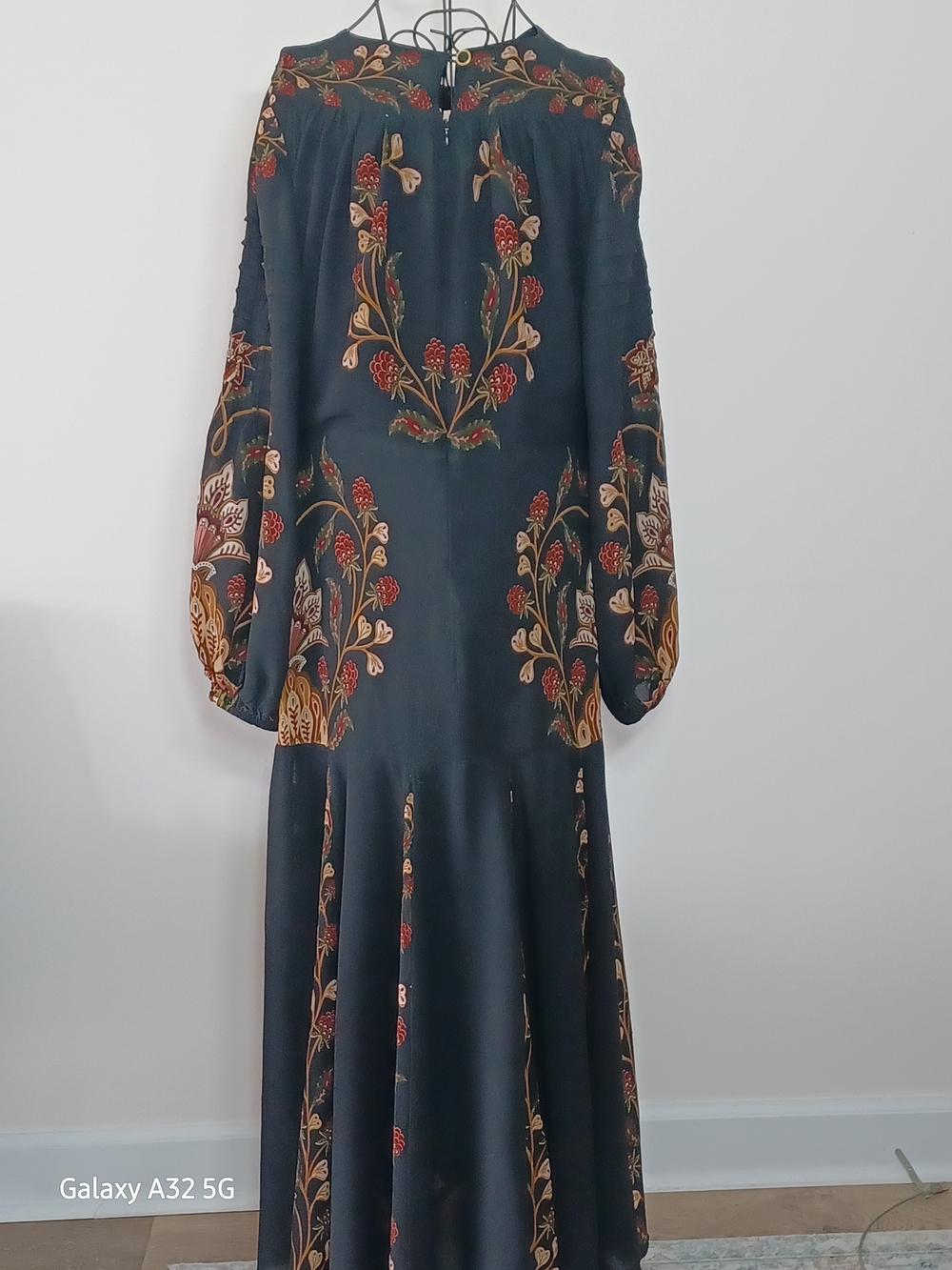 FARM Rio Berry Garden Long Sleeve Embroidered Maxi Dress - Size Xl - Picture 3 of 10